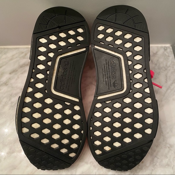 ADIDAS Hot Pink NMD R1 Knit Sneakers - Picture 6 of 17